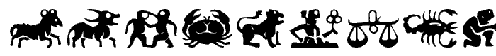 EileensMediumZodiac Regular font